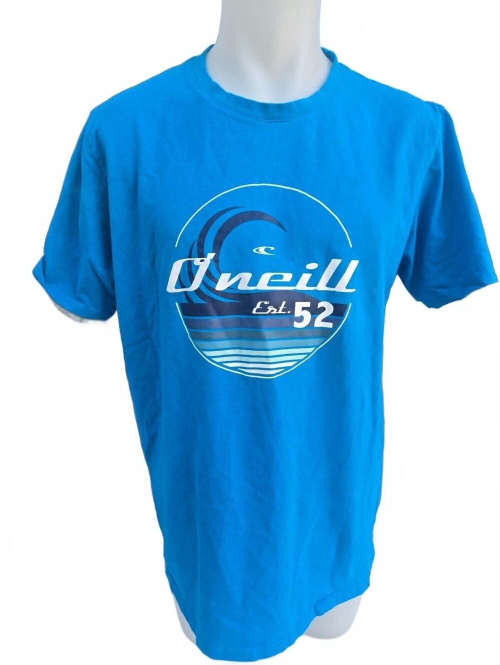 O'Neill Men's Blue Graphic Short Sleeve T-Shirt XXL Cotton